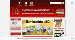 Desktop Screenshot of luz-led.es